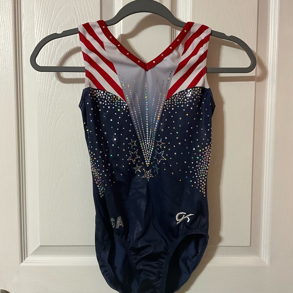 GK Elite USA Replica Gymnastics Leotard